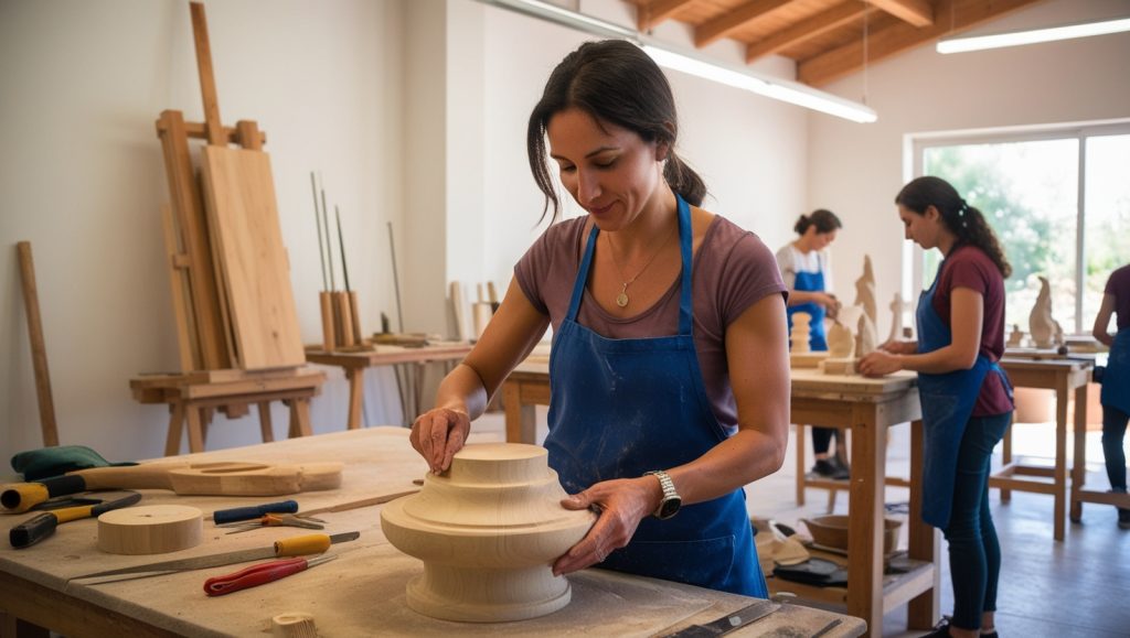 bocetos previos para desarrollar una escultura